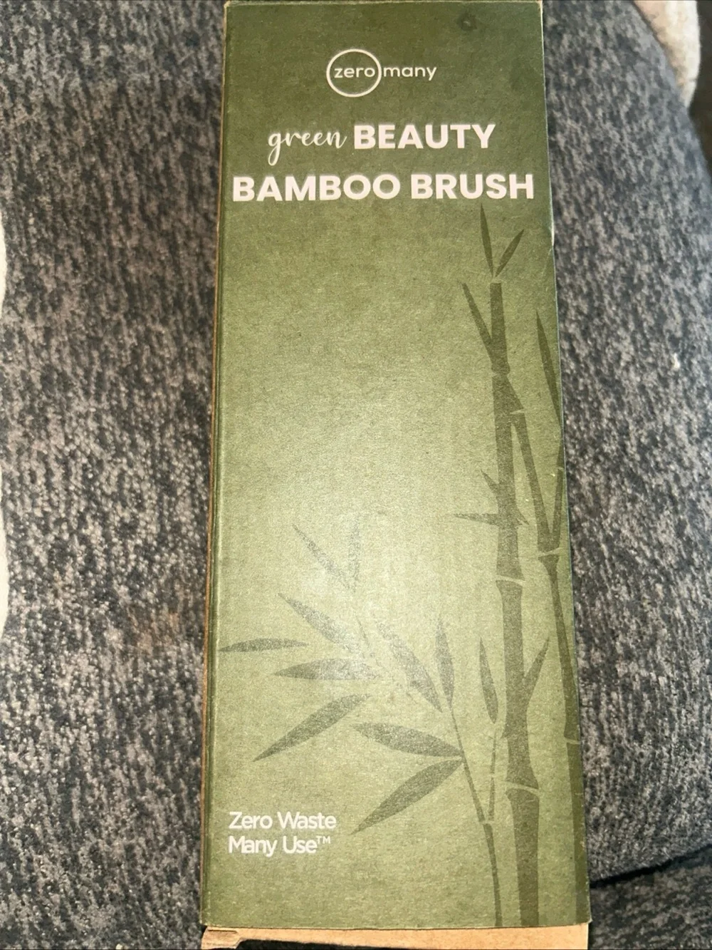 Zero Many 100% Sustainable And Eco- Friendly Bamboo Hair Brush New In Box W/ Bag